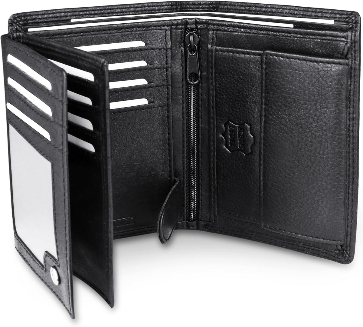 Billetera Vilore Negra con Protección RFID | Compacta y elegante